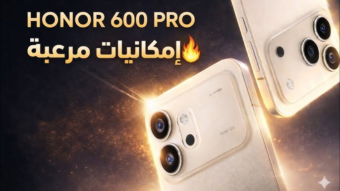 مواصفات هاتف هونر 600 برو بكاميرا 200MP وبطارية عملاقة وأداء خارق يلفت الانظار